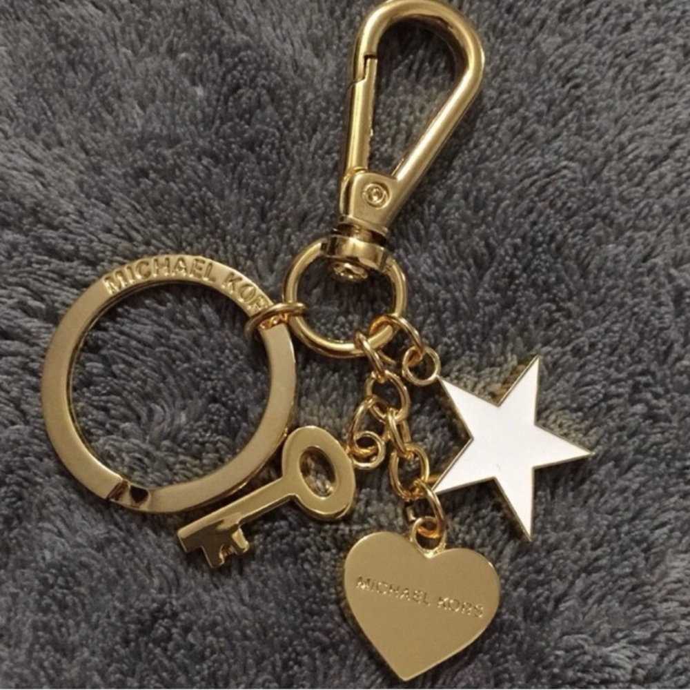 Michael Kors gold keychain